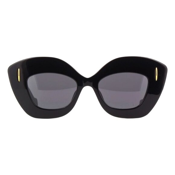 New LOEWE Black Cat Eye LW40127I 01A Sunglasses Women - Picture 2 of 4